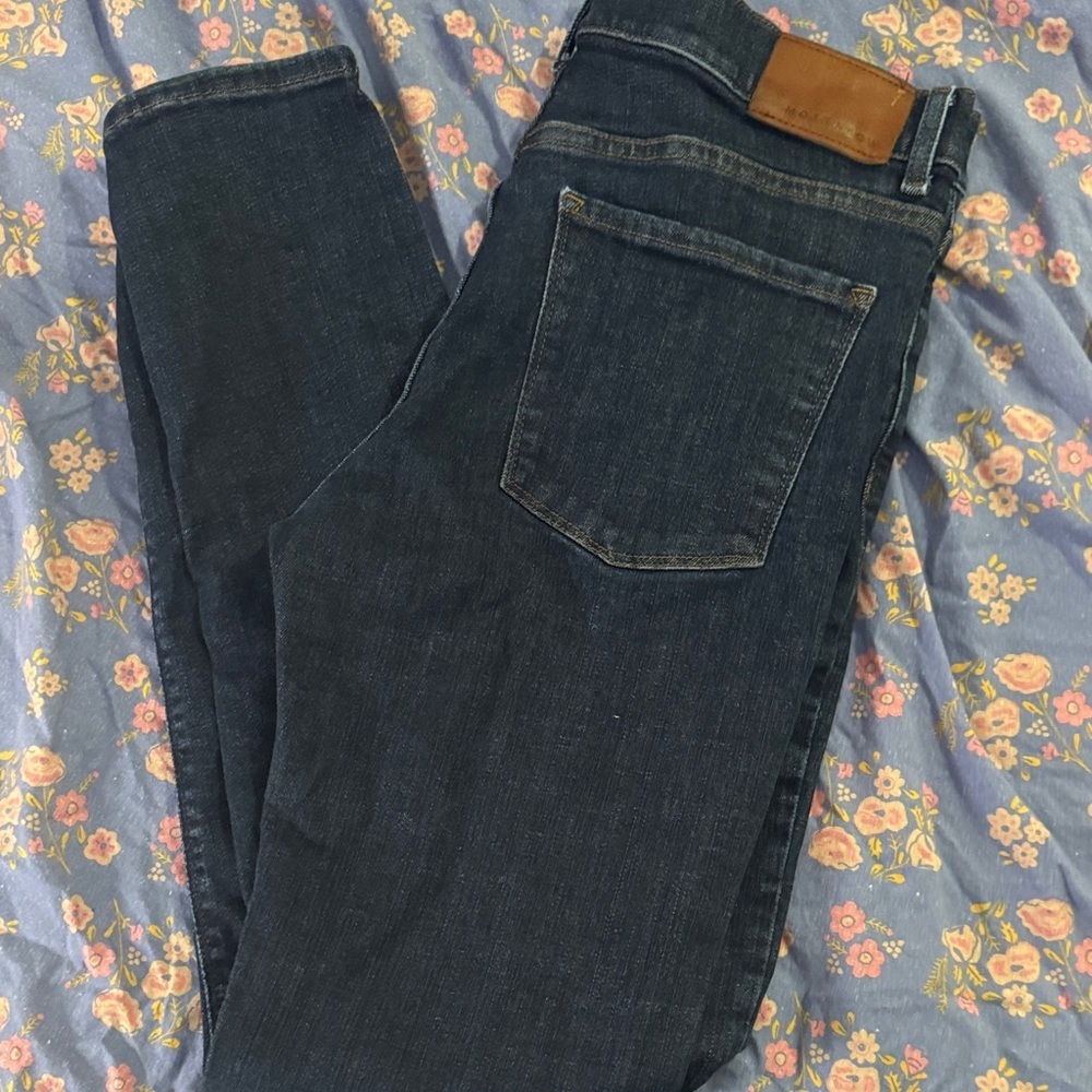 Men's Skinny Jeans - Dark Indigo Blue 34x32